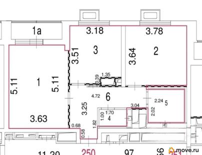 2-комн. квартира, 58 м&sup2;