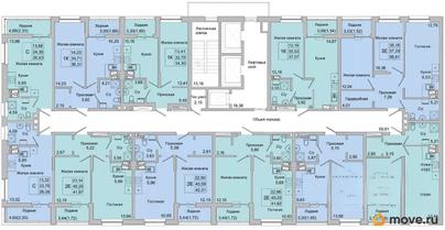 2-комн. квартира, 42.99 м&sup2;