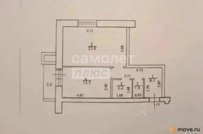 1-комн. квартира, 50.5 м&sup2;