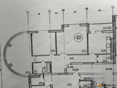 3-комн. квартира, 97.6 м&sup2;