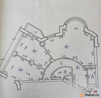 3-комн. квартира, 102 м&sup2;