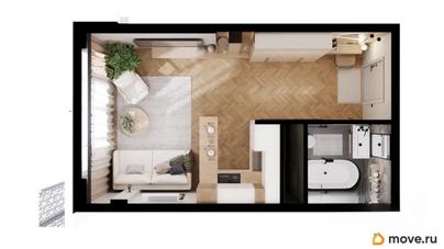 студия, 28.29 м&sup2;