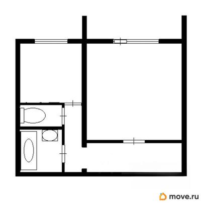 1-комн. квартира, 35 м&sup2;