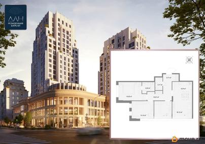 3-комн. квартира, 83.94 м&sup2;