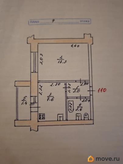 1-комн. квартира, 28 м&sup2;