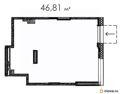 свободного назначения, 46.8 м&sup2;