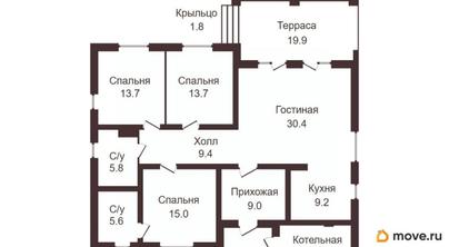 коттедж, 120 м&sup2;, 8.5 сотки