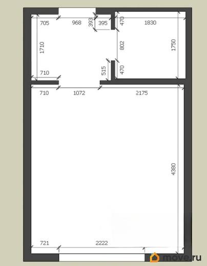студия, 24.5 м&sup2;