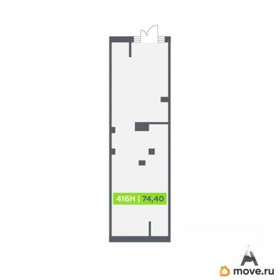 свободного назначения, 74.4 м&sup2;