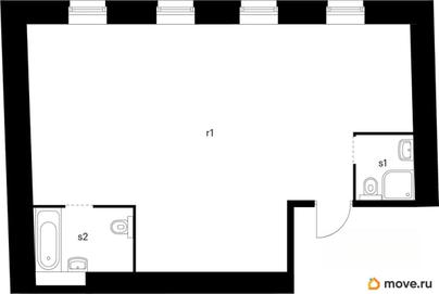 1-комн. апартаменты, 71.86 м&sup2;