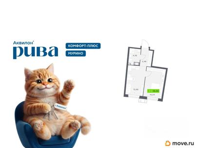 1-комн. квартира, 38.06 м&sup2;
