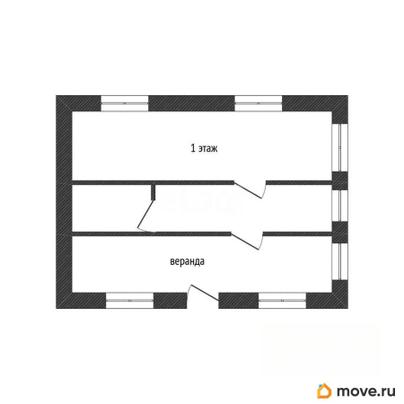 дом, 30.6 м&sup2;, 18.7 сотки