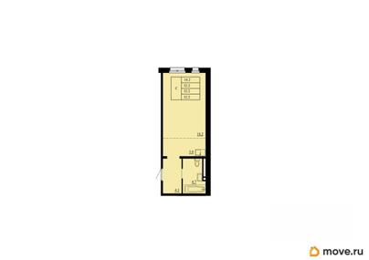 студия, 32.2 м&sup2;