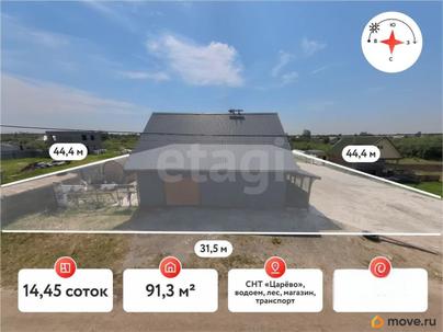 дом, 91.3 м&sup2;, 14.45 сотки