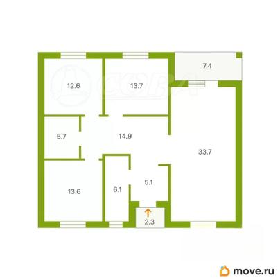 дом, 120 м&sup2;, 8.5 сотки