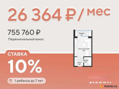 студия, 25.2 м&sup2;