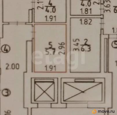 гараж, 5.7 м&sup2;
