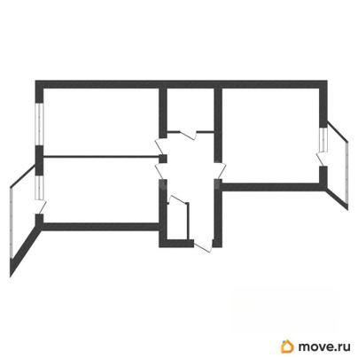 2-комн. квартира, 75.3 м&sup2;