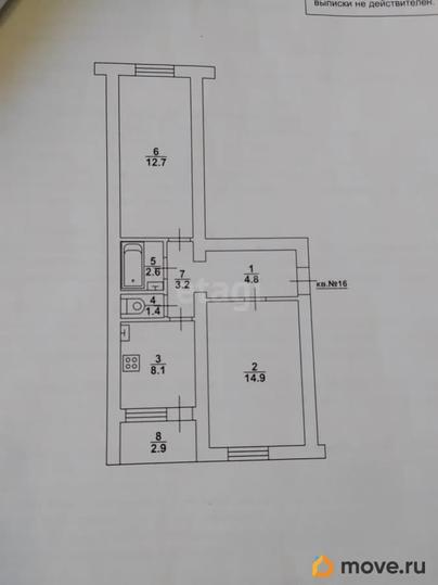 2-комн. квартира, 47.7 м&sup2;