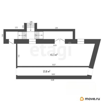 свободного назначения, 41.3 м&sup2;