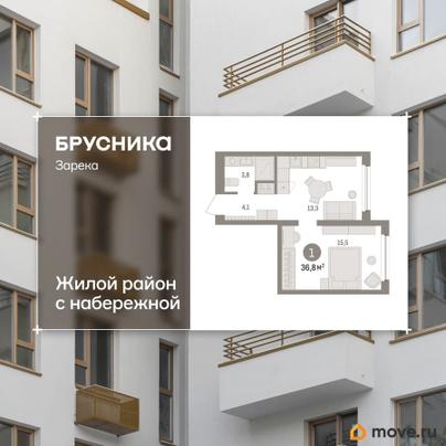 1-комн. квартира, 36.78 м&sup2;