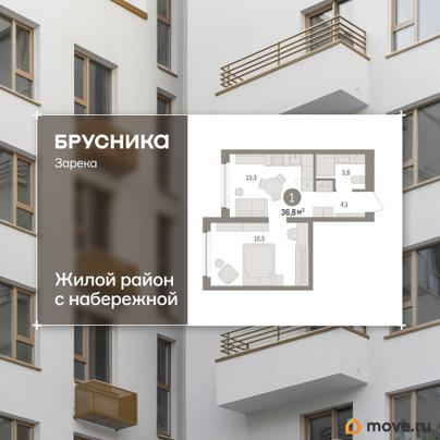 1-комн. квартира, 36.78 м&sup2;