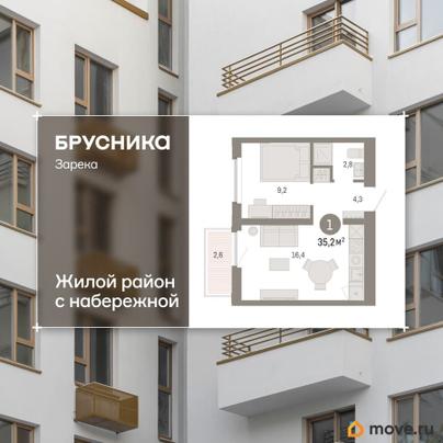 1-комн. квартира, 35.24 м&sup2;